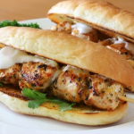 Chicken Spiedie Submarine Roll Sandwich